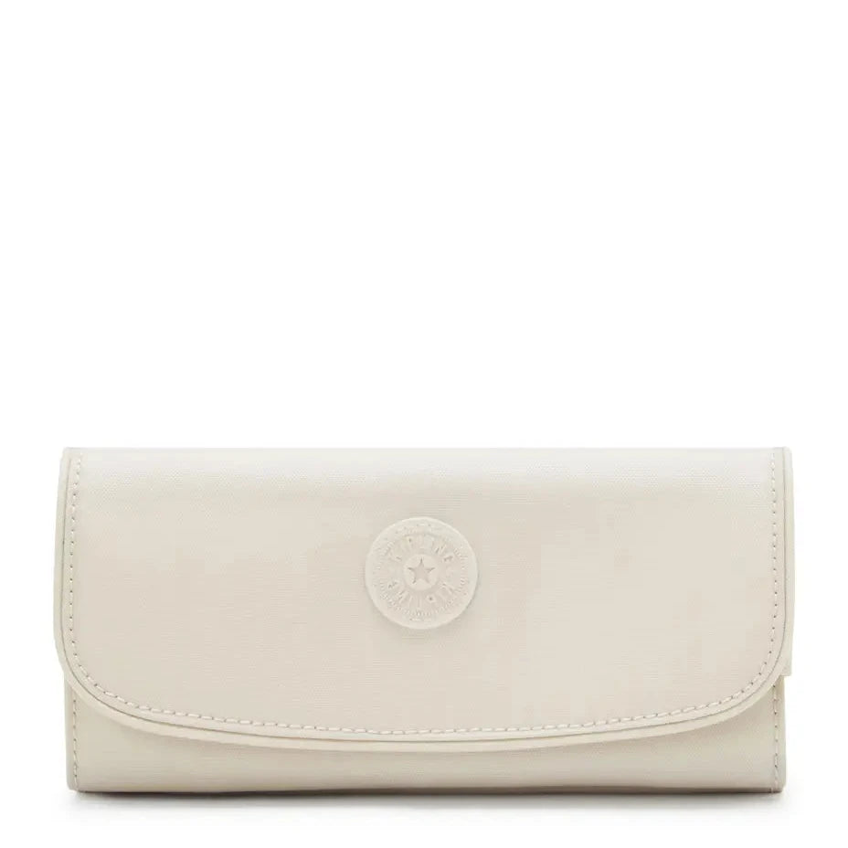 BILLETERA KIPLING MONEY LAND BEIGE PEARL