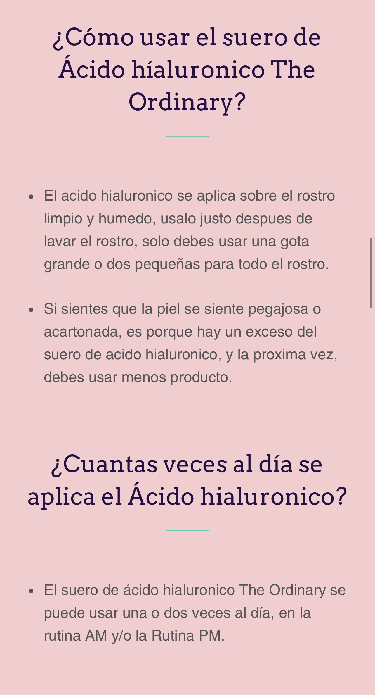 The Ordinary Ácido Hialuronico 2% + B5