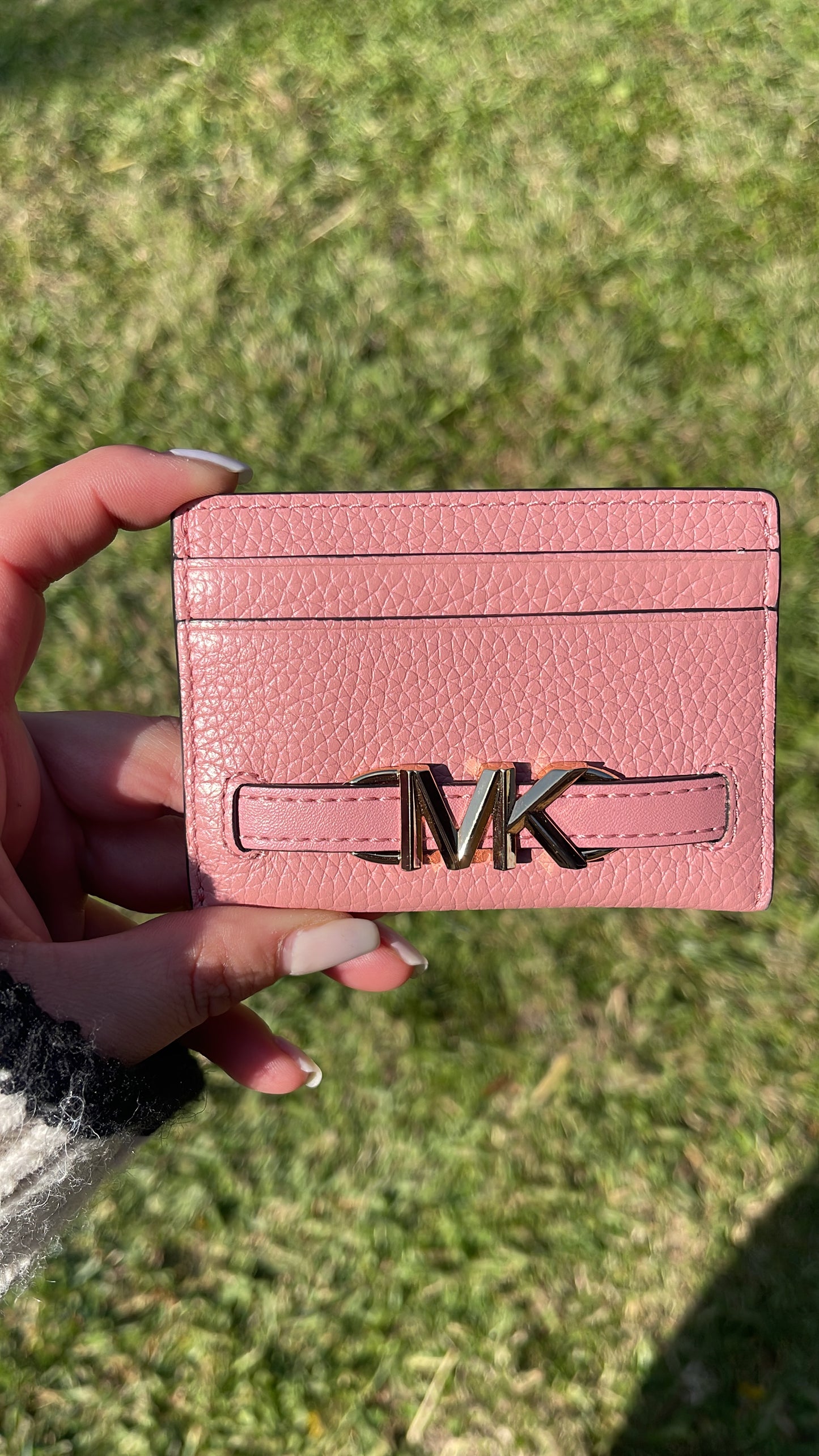 Tarjetero Michael Kors Reed Rosado