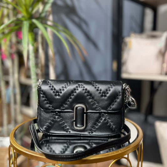 Crossbody Marc Jacobs Negro Con Plateado